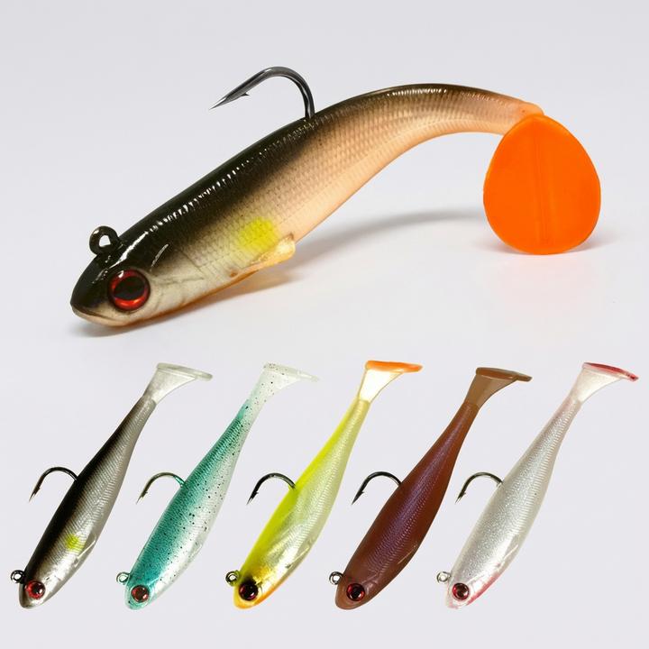 Swimbait Basse & Pike avec Tête Jig en Plomb
