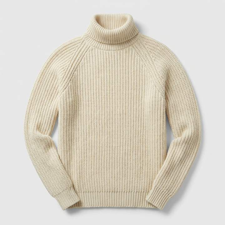 Pull Hiver en Maille Col Roulé pour Hommes