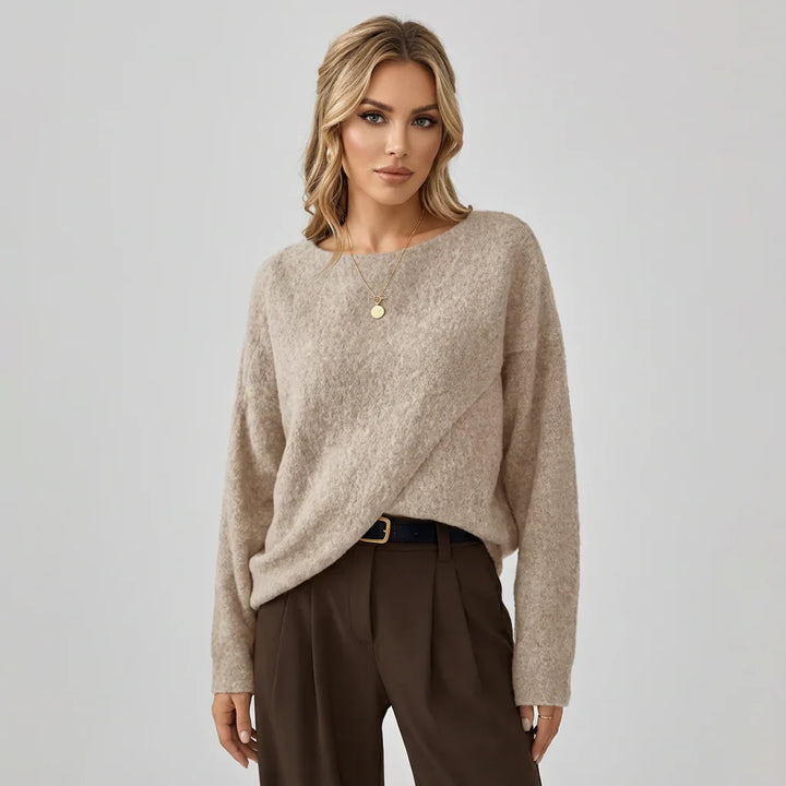 Pull Oversize à Manches Batwing