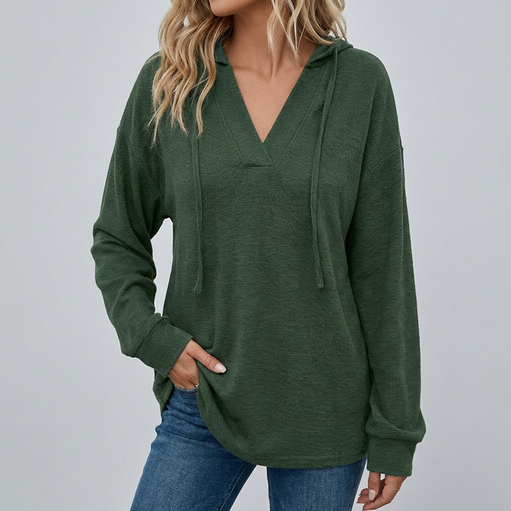 Hoodie Surdimensionné à Col V