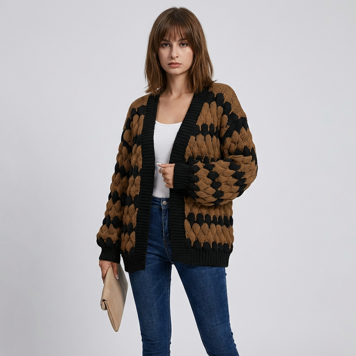 Cardigan Ouvert pour Femmes – Pièce de Superposition Stylée et Polyvalente