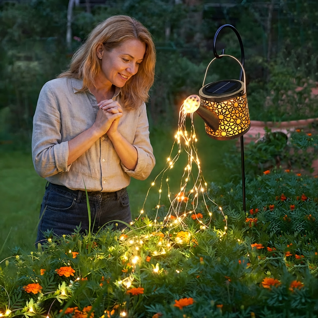 Lumières solaires décoratives pour grand-mère