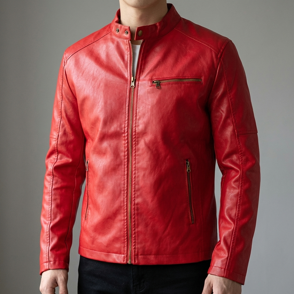 Max – Veste en cuir élégante et imperméable pour hommes