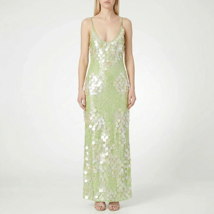 Robe Maxi Embellie de Sequins