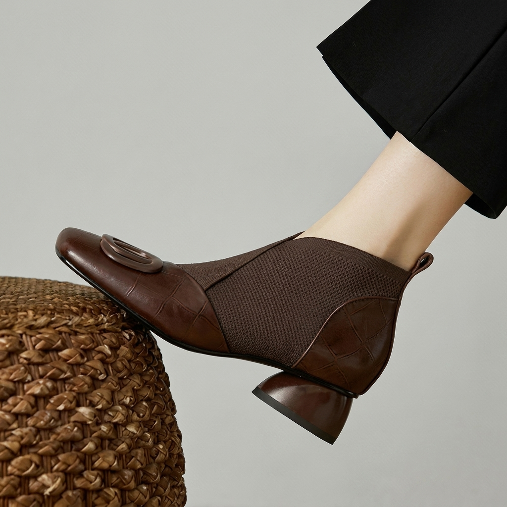 Bottes Orthopédiques Offrent un Soutien Tout au Long de la Journée avec un Style Quotidien