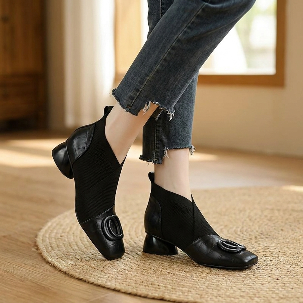 Bottes Orthopédiques Offrent un Soutien Tout au Long de la Journée avec un Style Quotidien