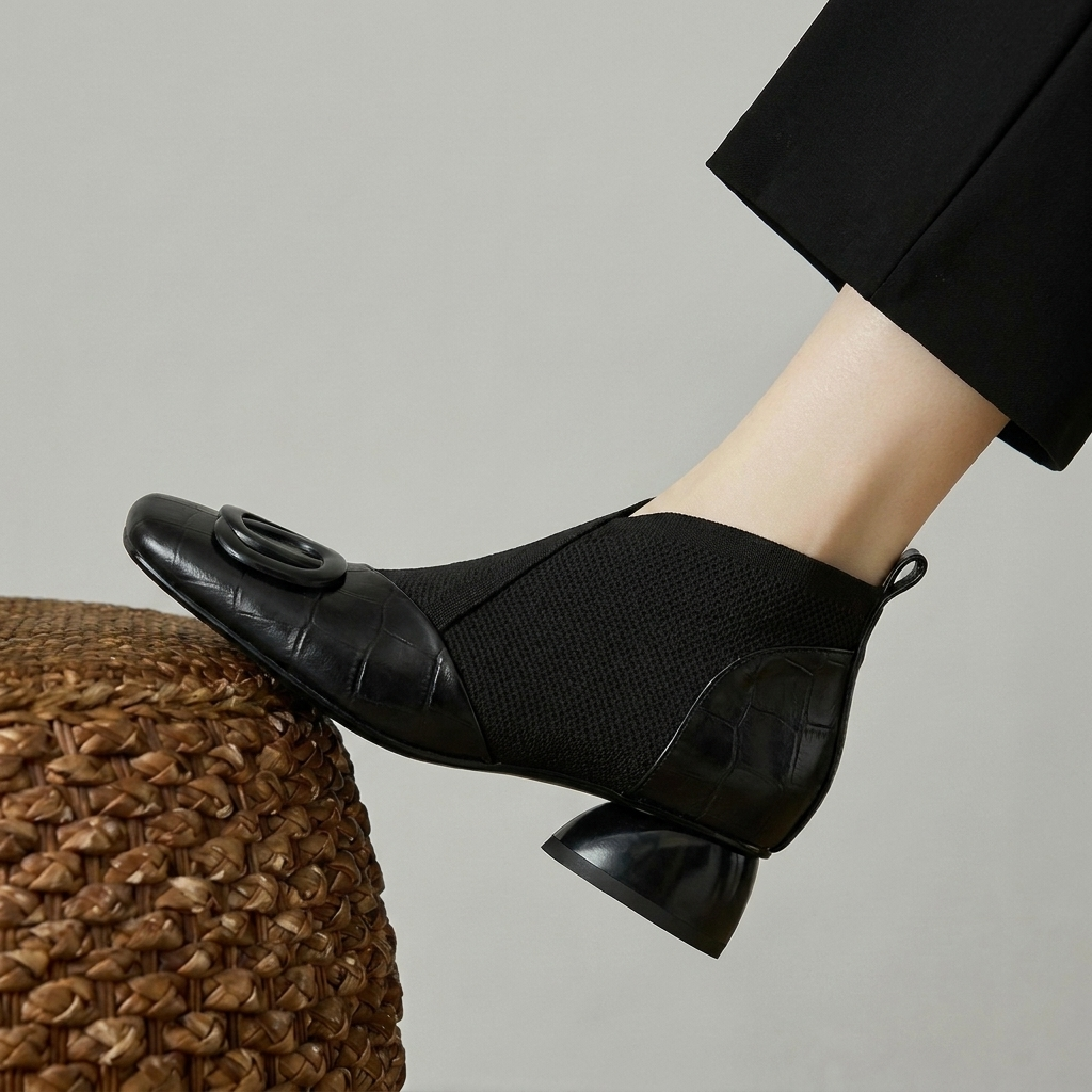 Bottes Orthopédiques Offrent un Soutien Tout au Long de la Journée avec un Style Quotidien