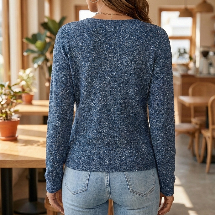Pull élégant et confortable apporte un style cosy aux looks quotidiens