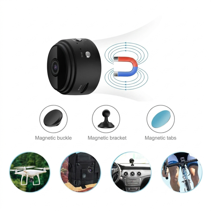 Caméra Mini WiFi Magnétique