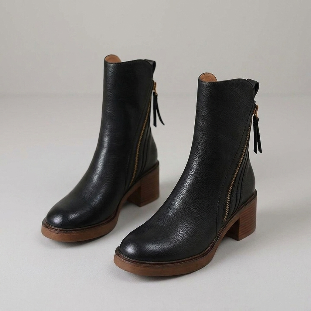 Bottes Chelsea à Talons Fines pour Femmes