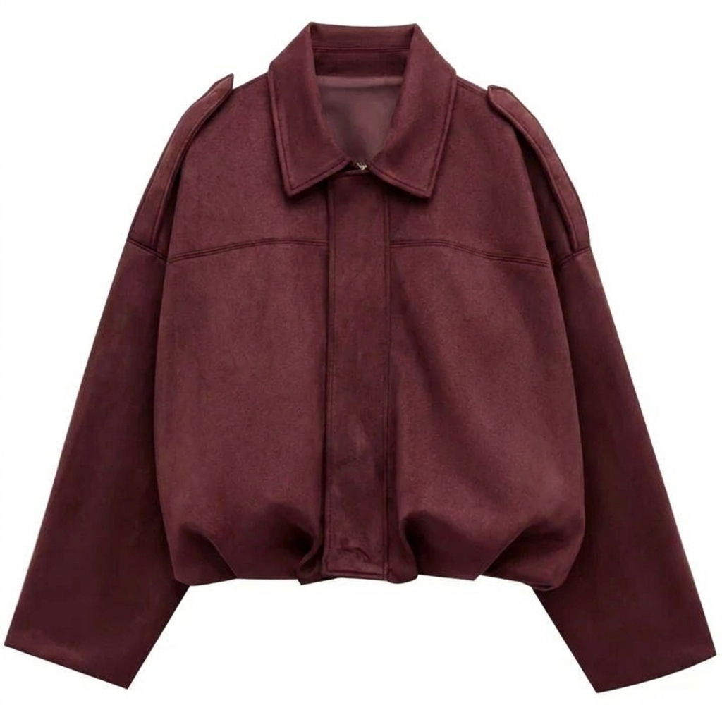 Veste bomber courte zippée Addison – Couche stylée pour tous les jours