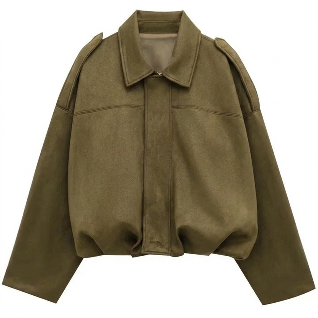 Veste bomber courte zippée Addison – Couche stylée pour tous les jours