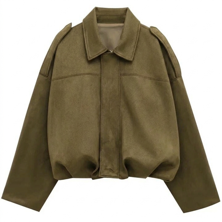Veste bomber courte zippée Addison – Couche stylée pour tous les jours