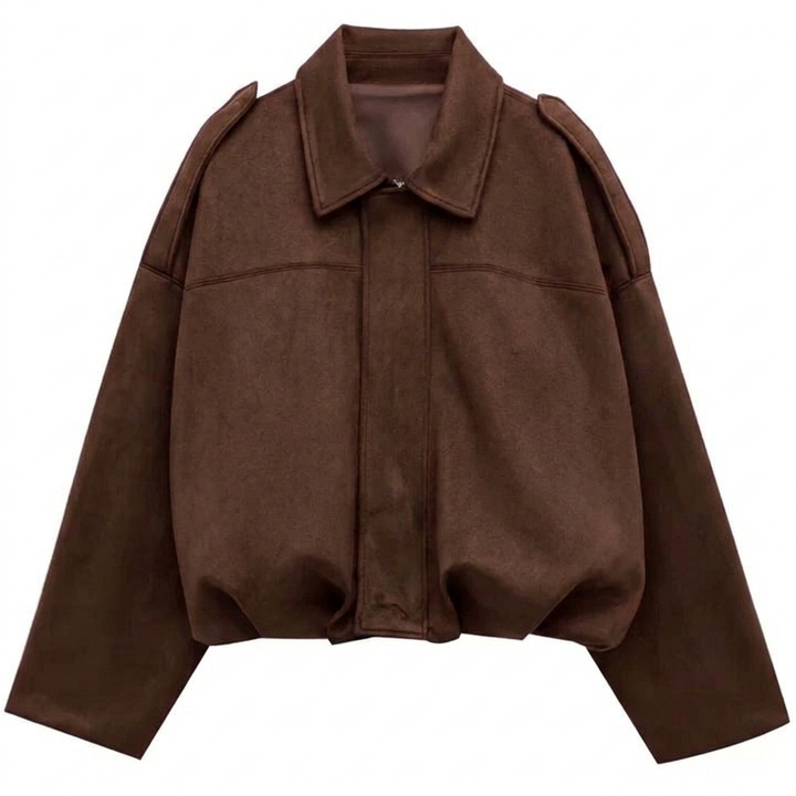 Veste bomber courte zippée Addison – Couche stylée pour tous les jours