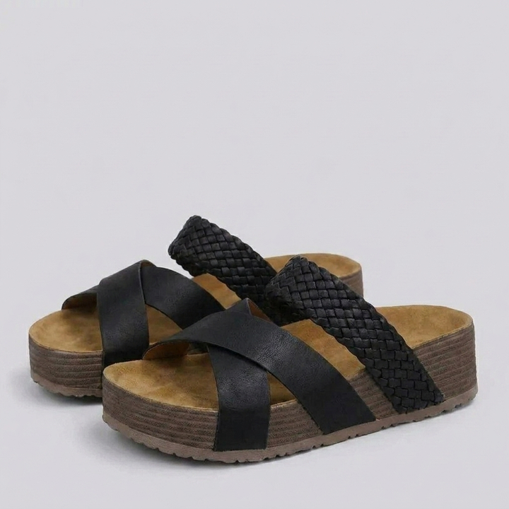 Sandales Plates Glissantes pour Femmes
