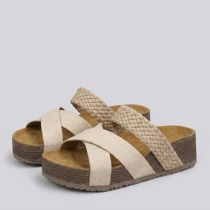 Sandales Plates Glissantes pour Femmes
