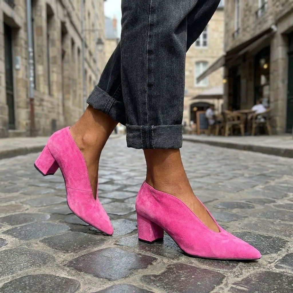 Talons Bloqués Pointus Fermés