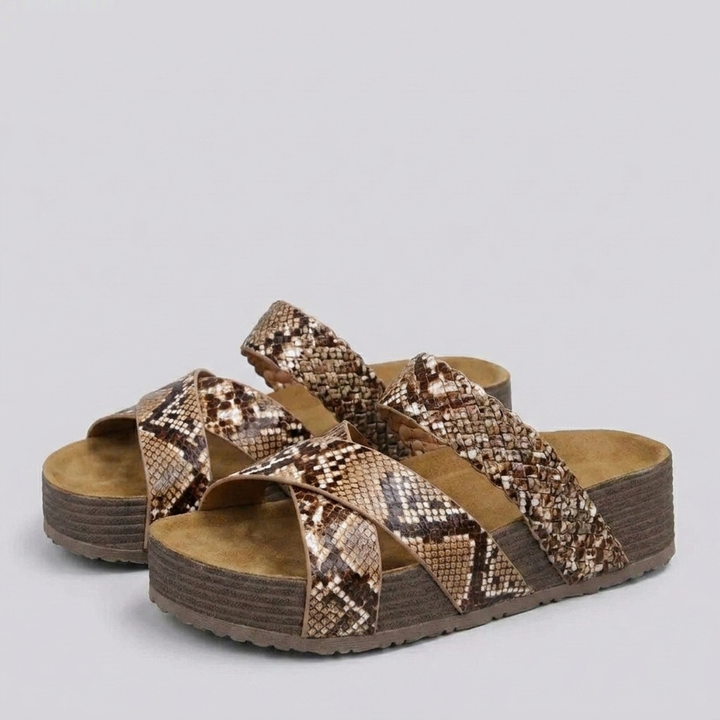 Sandales Plates Glissantes pour Femmes