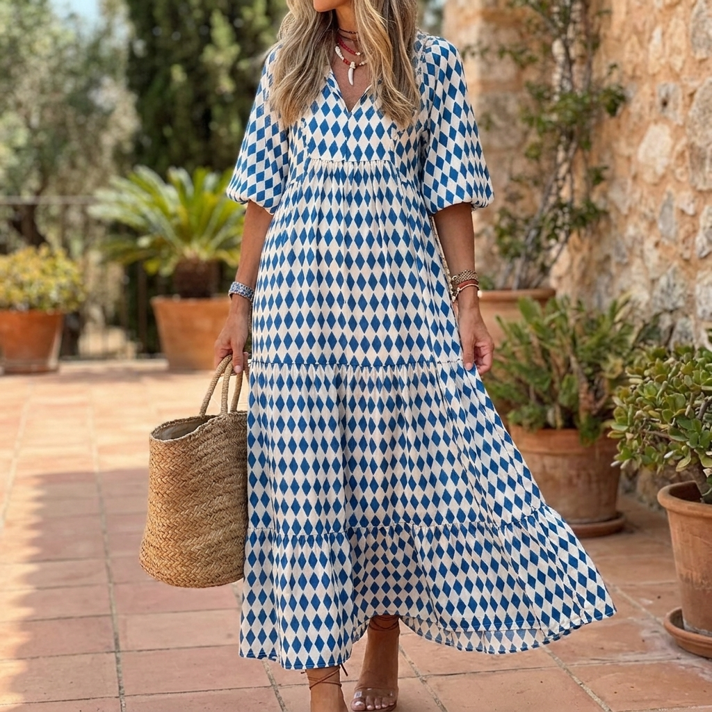 Robe Maxi Florale Boho pour Femmes