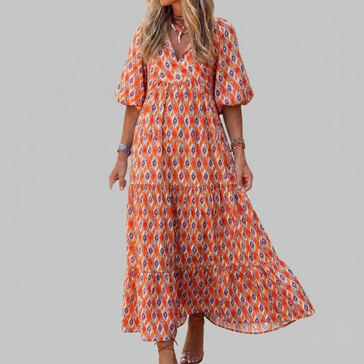 Robe Maxi Florale Boho pour Femmes