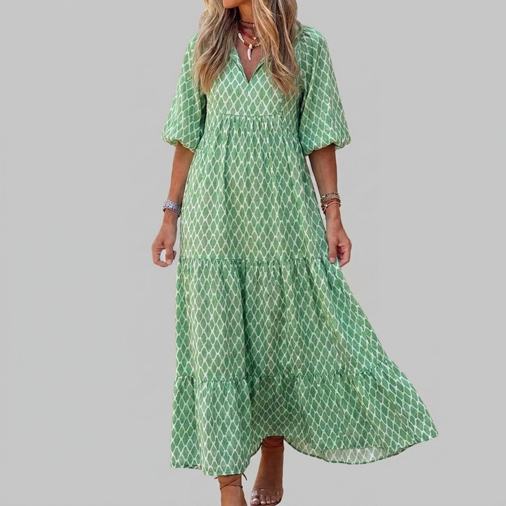 Robe Maxi Florale Boho pour Femmes