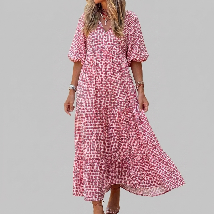 Robe Maxi Florale Boho pour Femmes