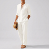 Ensemble Chemise à Lacets et Pantalon Boho pour Homme