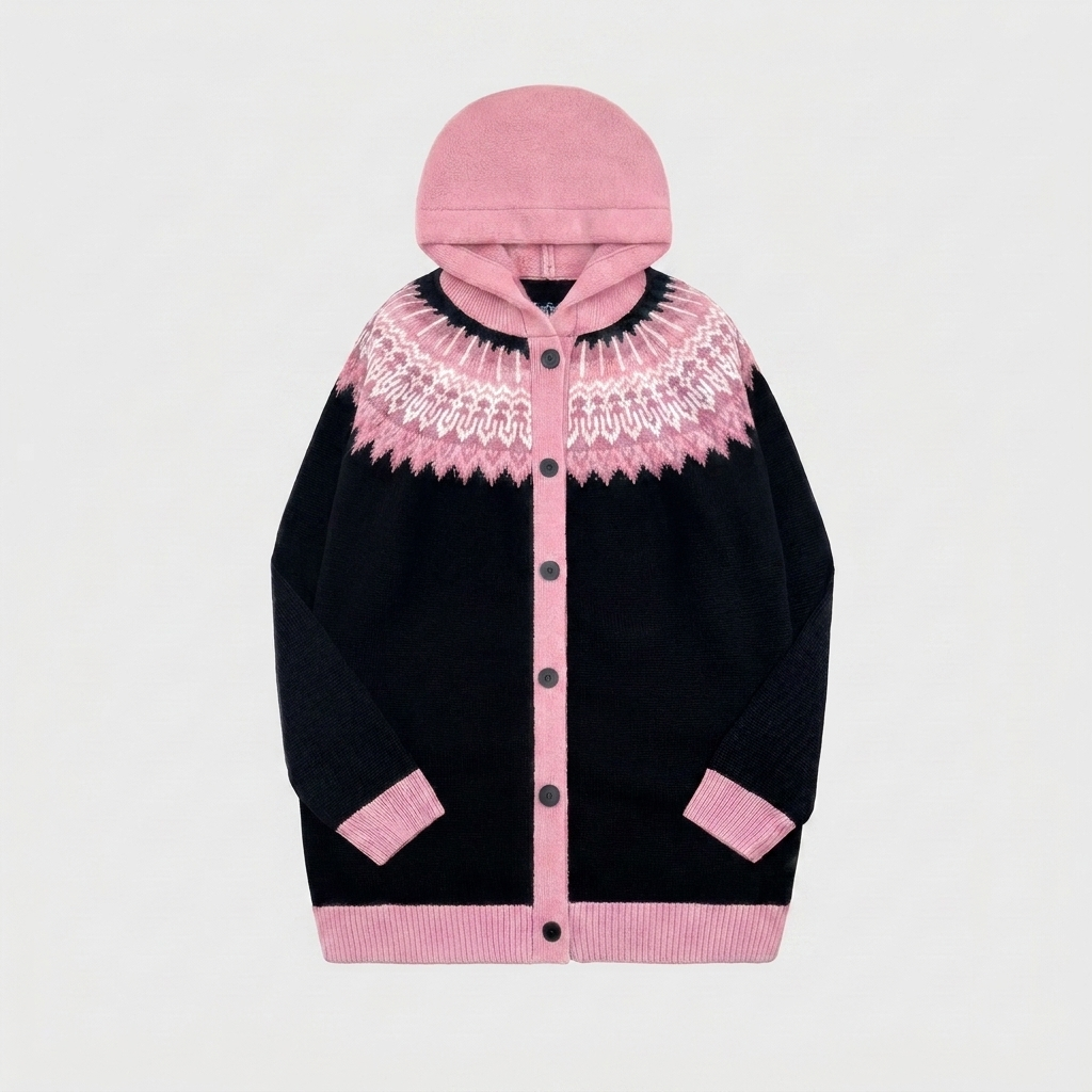 Cardigan Casual à Capuche