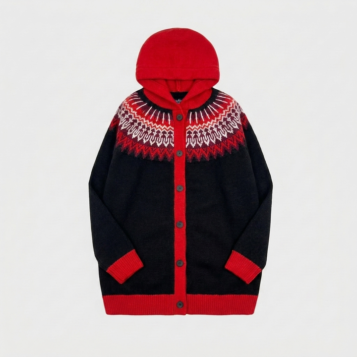 Cardigan Casual à Capuche