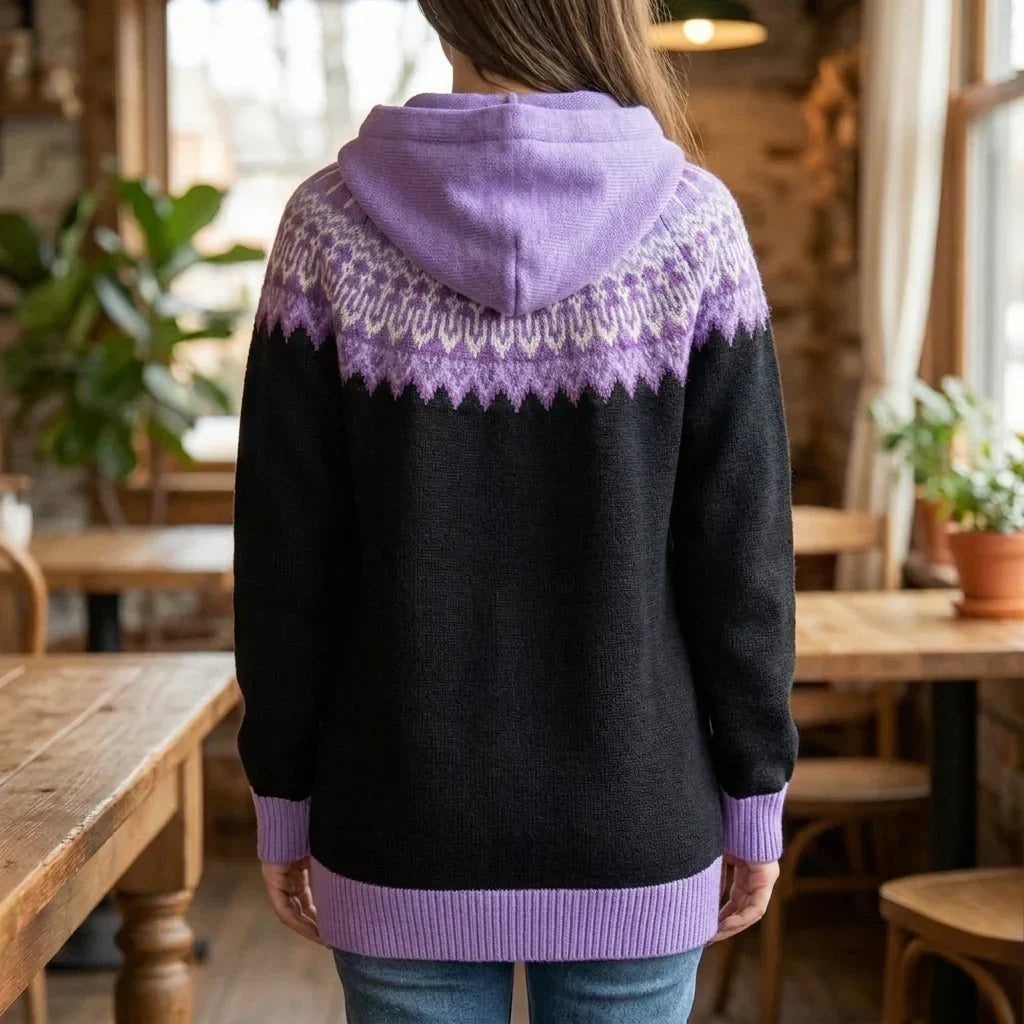 Cardigan Casual à Capuche