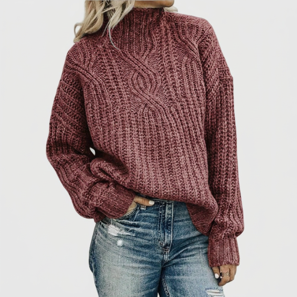Pull en maille sophistiqué