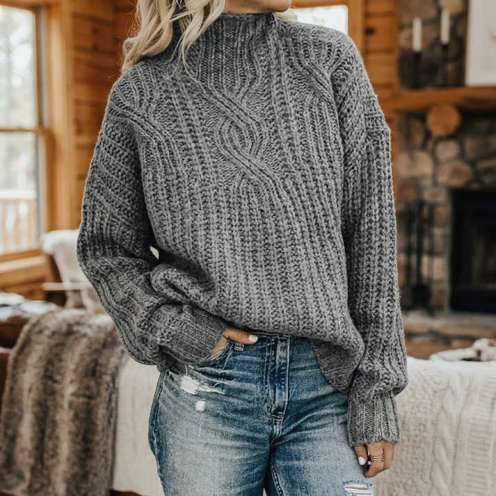 Pull en maille sophistiqué