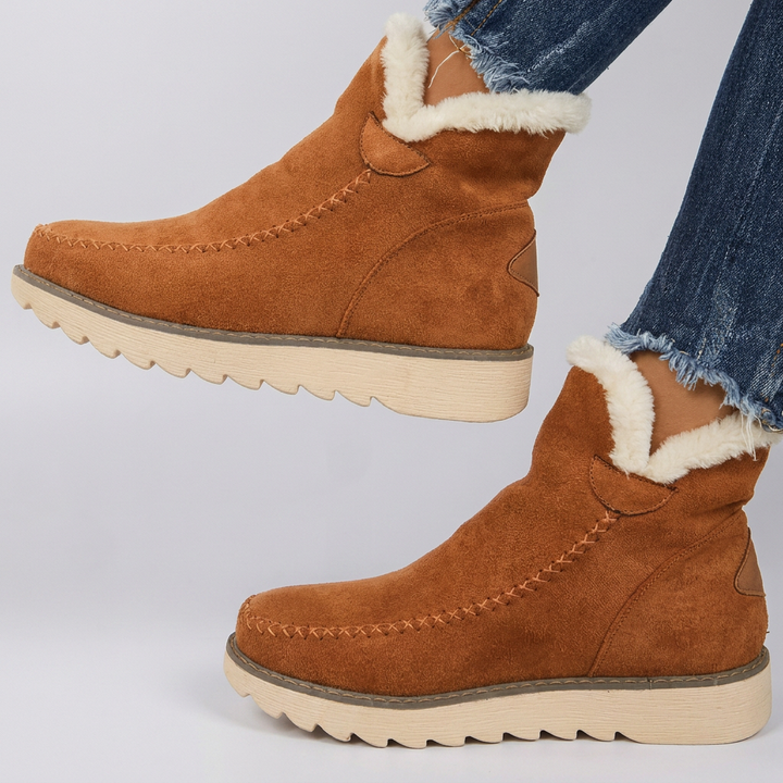 Bottes d'hiver femme stylées avec semelle élevée