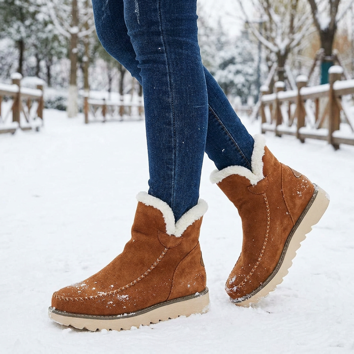 Bottes d'hiver femme stylées avec semelle élevée