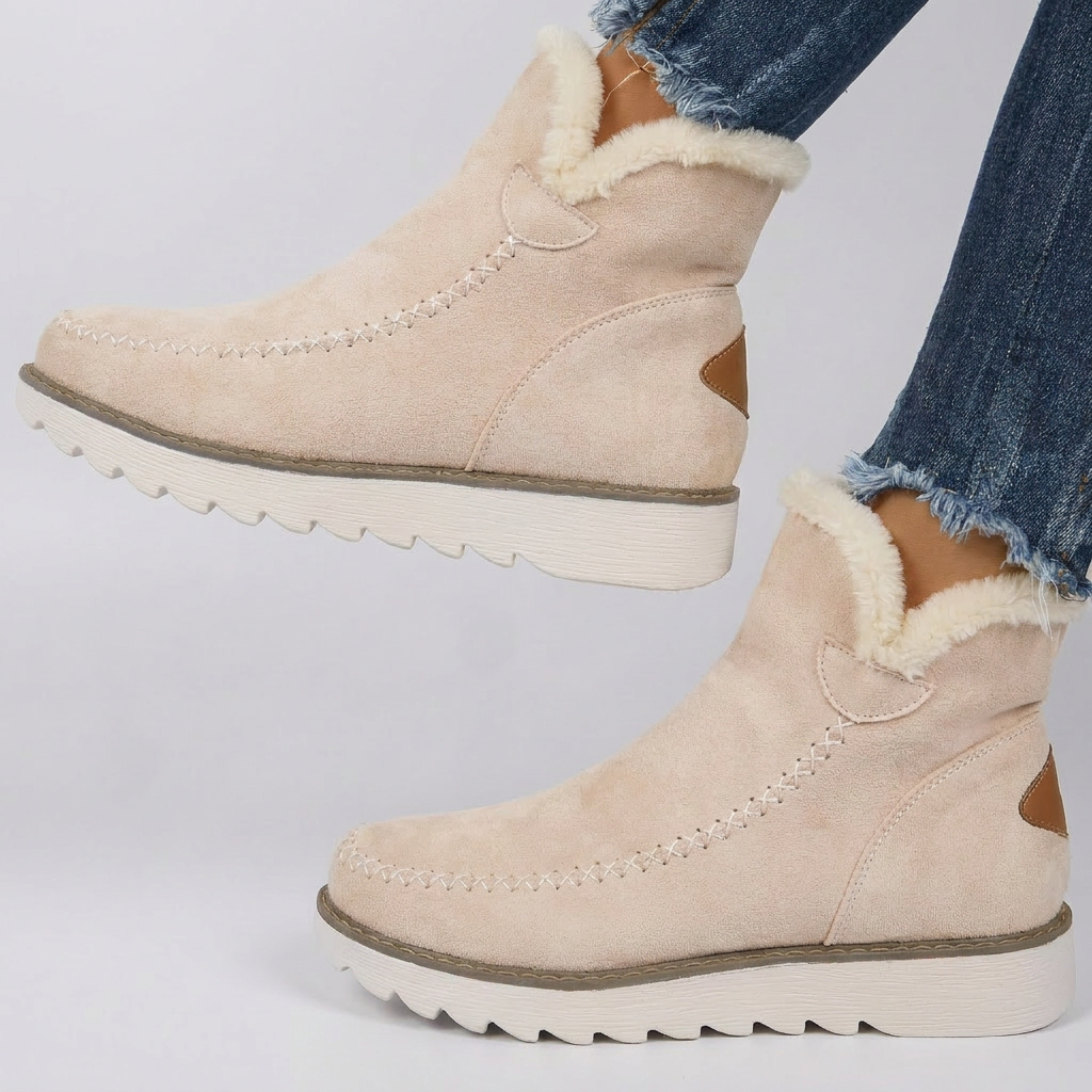 Bottes d'hiver femme stylées avec semelle élevée