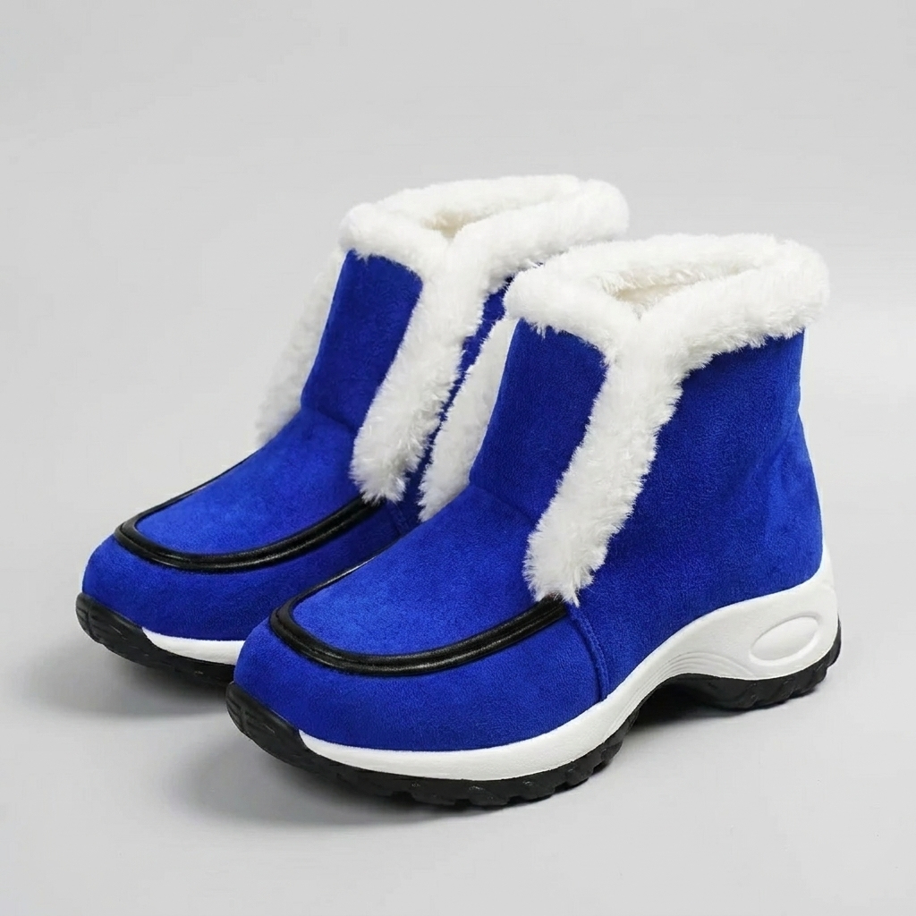 Bottes à enfiler stylées avec col rembourré confort