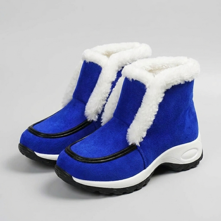 Bottes à enfiler stylées avec col rembourré confort