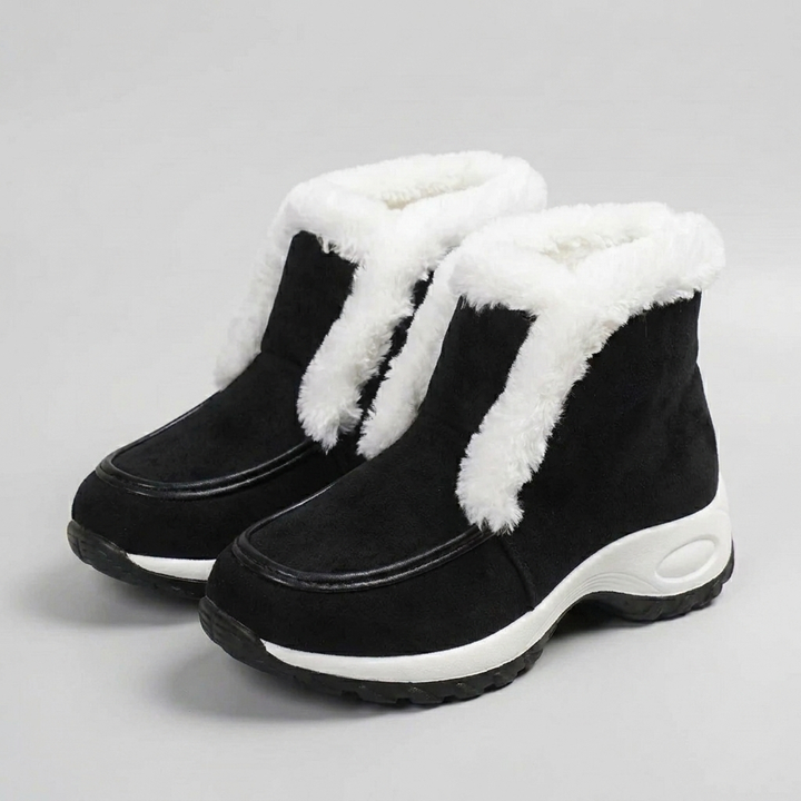 Bottes à enfiler stylées avec col rembourré confort
