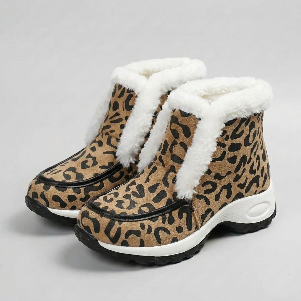 Bottes à enfiler stylées avec col rembourré confort