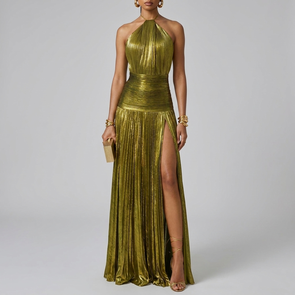 Robe Longue Chic avec Coupe Élégante