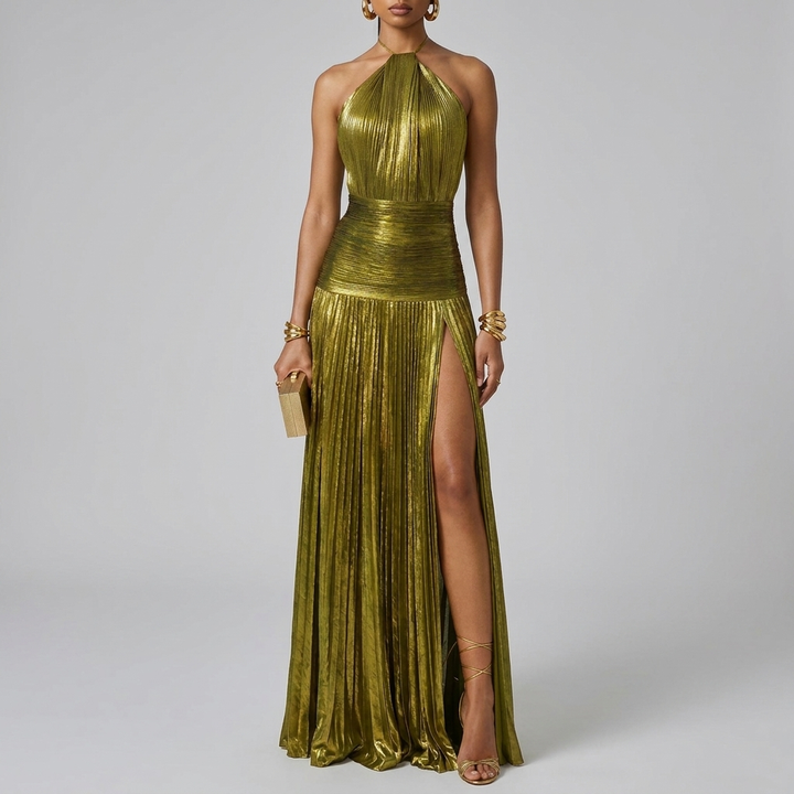 Robe Longue Chic avec Coupe Élégante