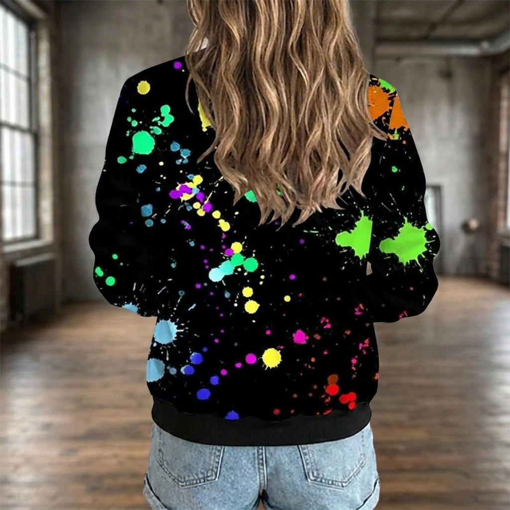 Veste Bomber Florale pour Femmes