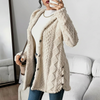 Cardigan avec capuche en peluche
