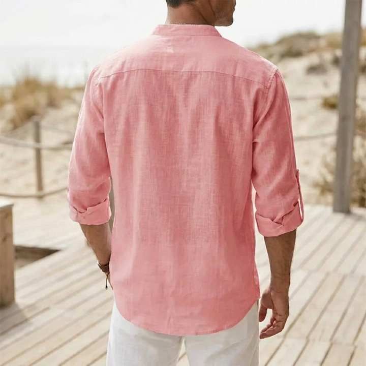 Chemise à boutons décontractée pour homme