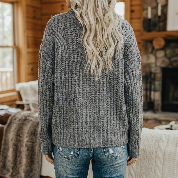 Pull en maille sophistiqué