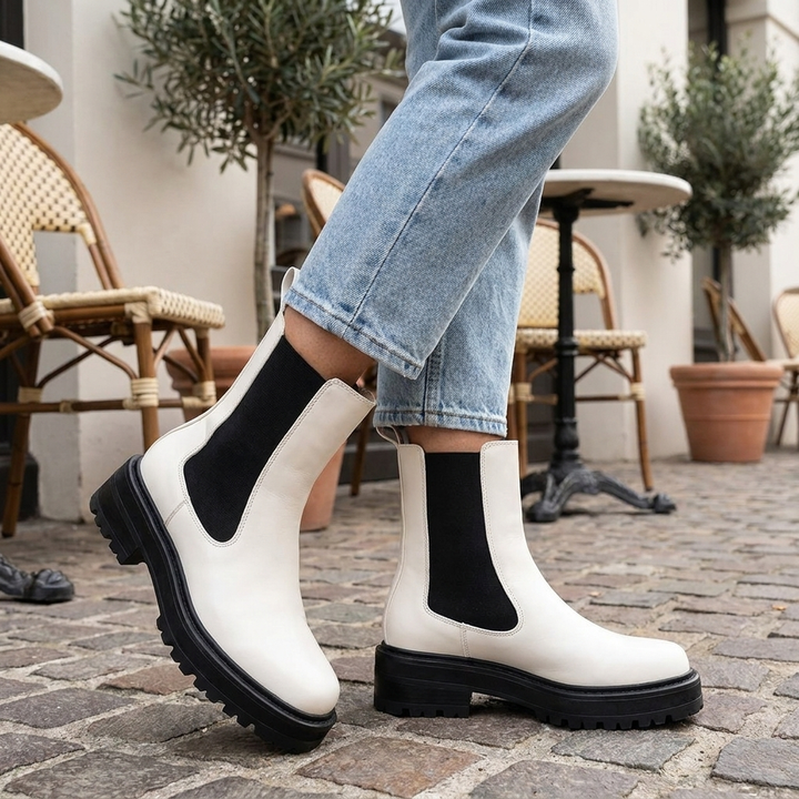 Bottes de cheville à panneaux élastiques Charmed