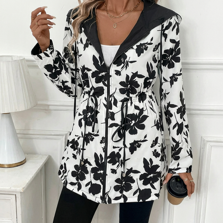 Manteau Réversible à Imprimé Léopard