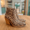 Bottes à Talons Blocs Imprimé Panthère