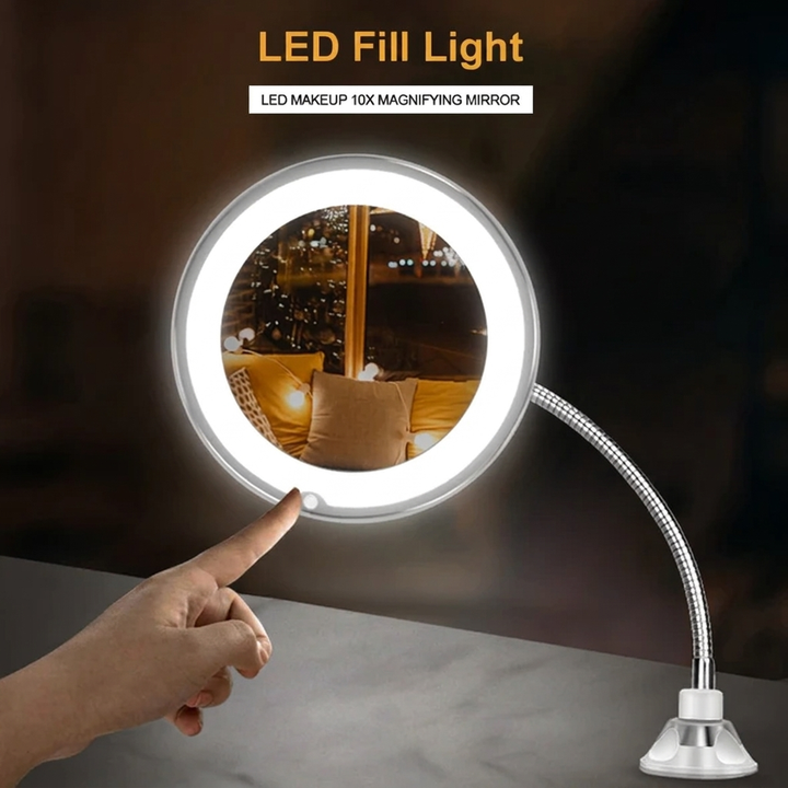Miroir Flexible Éclairant LED 10X