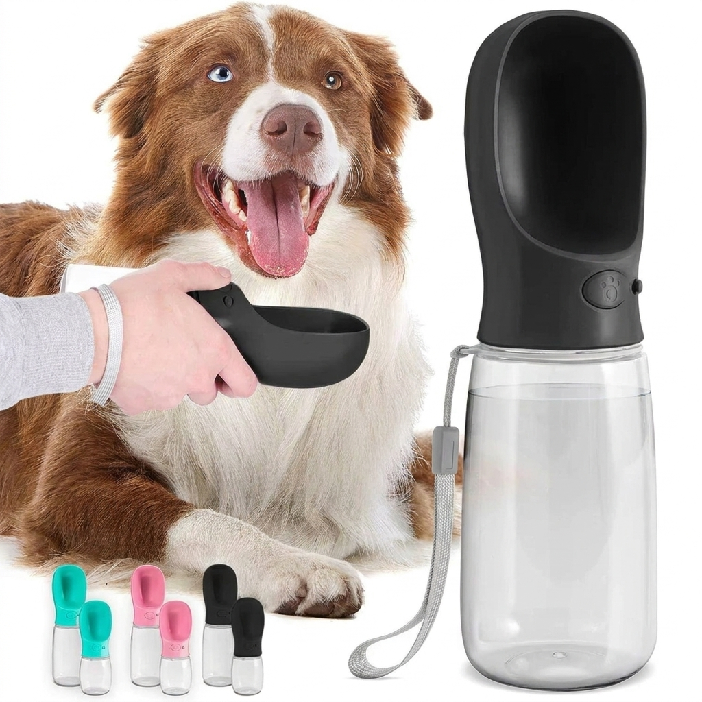 Bouteille d'eau portable de 19 oz pour chiens